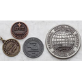 Die Cast Zinc Coins & Medallions (3" Diameter, 4 Gauge)